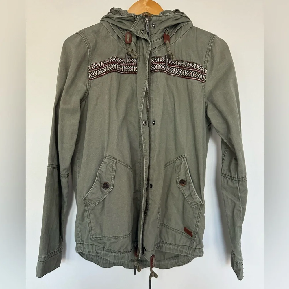 Roxy Hooded Utility Jacket - Picture 2 of 7